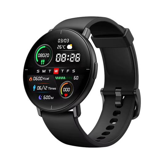Lite Smartwatch Global Version 1.3Inch AMOLED HD Display IP68 Waterproof App Control Fitness Monitoring Bluetooth Watch