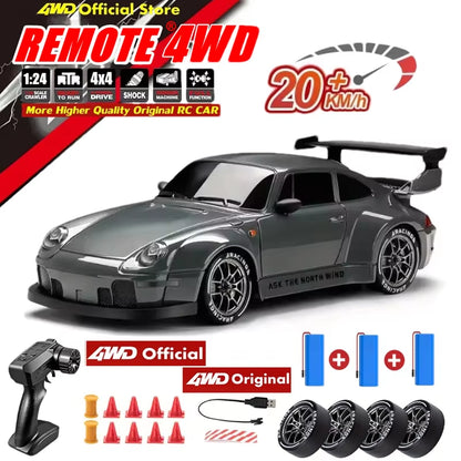 New  Remote Control Drift Car Full Size 1:24 Mini Remote Control Racing Car Model 2.4G Radio High Speed RC Car Boy Toy Gift