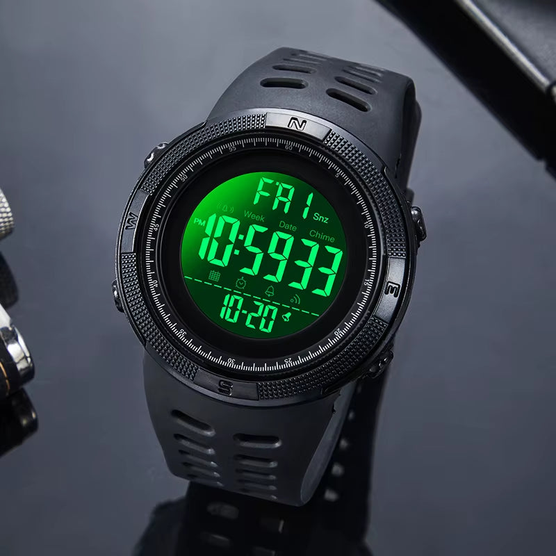 1251 Digital Watch for Men Waterproof Sports Electronic Countdown Mens Wristwatches Military Date Clock 1560 Reloj Hombre