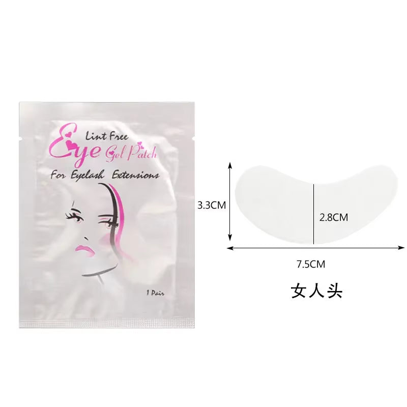 20 Pairs Eyelash under Eye Patches Eye Pad Isolation Remove Hydrogel Eye Patch Sticker Gasket Eyelash Extension Makeup Tools