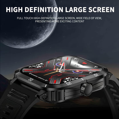 1pc Smart Watch, 1.96" HD Screen Voice Calling 430mHA Large Battery Watch, 100+Sport Mode Smart Bracelet, 3ATM Swimming Waterproof Smart Watch For Android And IPhone, Best Gifts Beauty World Shop