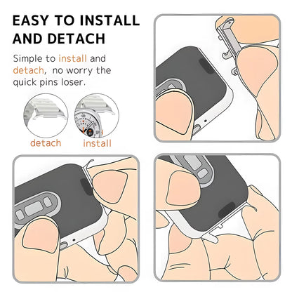 1 Pair Adapter for Samsung Galaxy Watch 7Ultra 47Mm Metal Connector for Samsung Watch Ultra 2025 20Mm 22 24Mm Watch Accessories