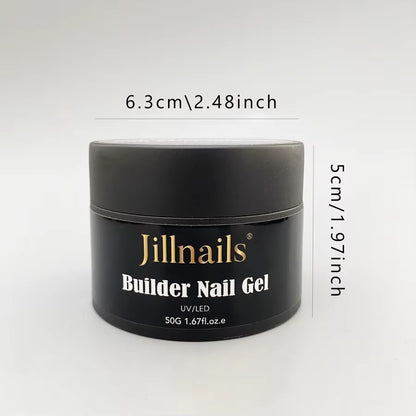 50G Nude Pink Builder Nail Gel French Pink Nails UV LED Self Leveling Sculpting Gel Nails Shape Building Extension