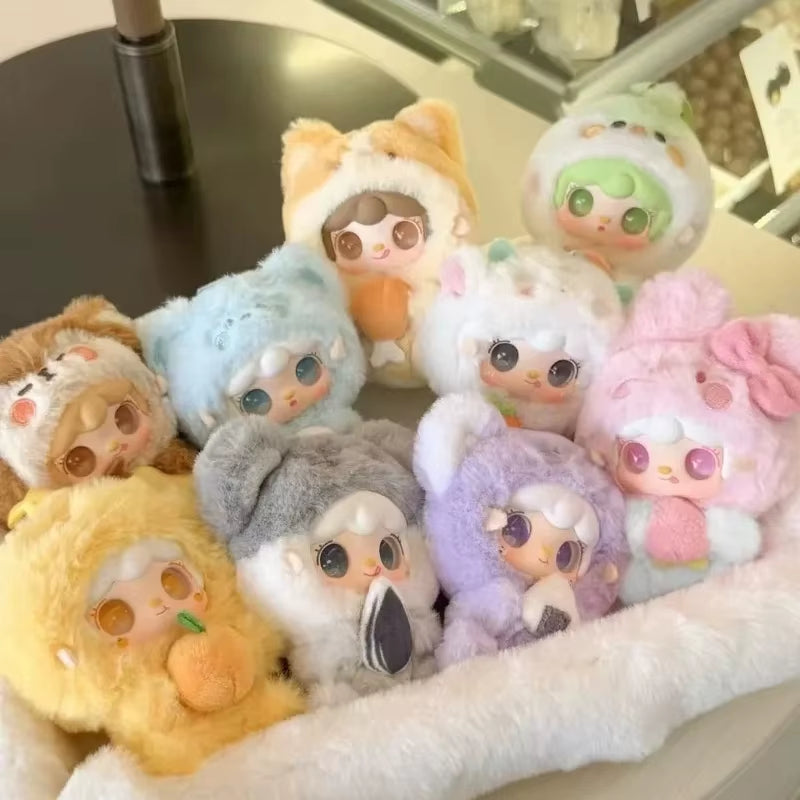 Yooki V10 Hug Food Shop Blind Box Mini Bag Pendant Plush Doll Mystery Box Creative Cartoon Ornament Girl Exquisite Birthday Gift