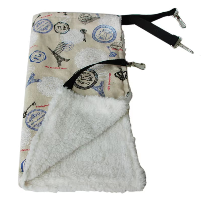 Cozy Double Rabbit Puppy Cat Hammock Winter Warm Pet Bed House for Cats Kitten Kedi Casa Para Gato Chinchillas Mascotas Supplies