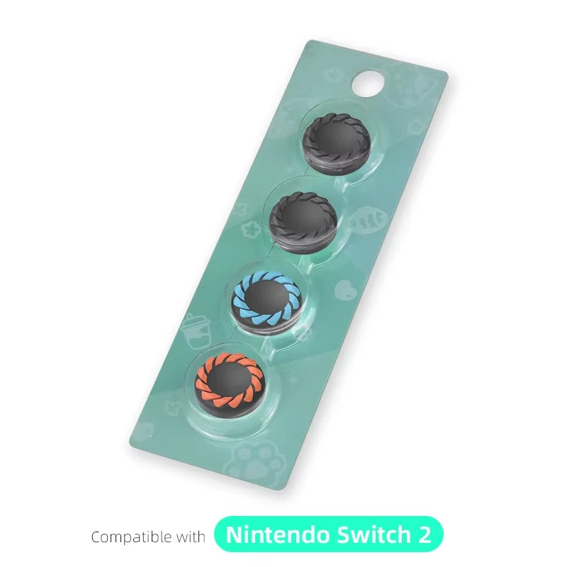 Silicone Thumb Grip Cap Protective Cover for Switch 2 Controllers, Anti-Slip Gamepad Accessories