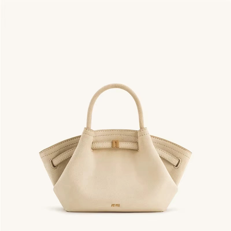 2025New Women'S Canvas Brown Crossbody Shoulder Bag Mini Vegan Leather Tote Bag Handbag Dumpling Bag High Quality Leather