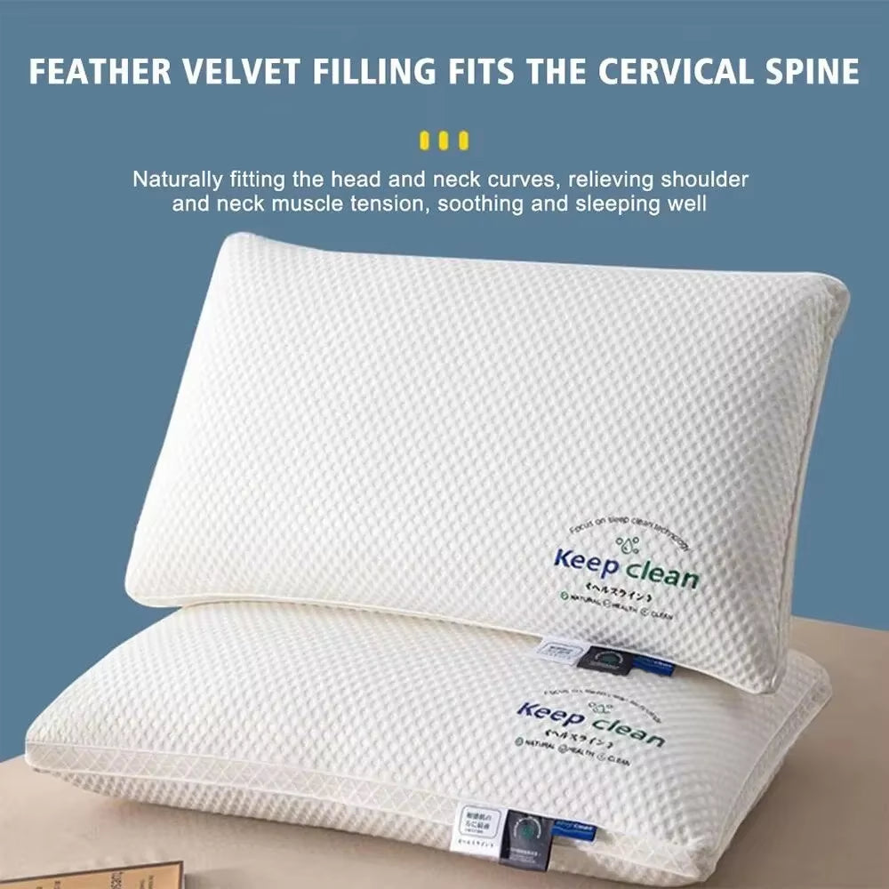 ZT1 High Elasticity anti Collapse 3D Soft Neck Protection Single Sleep Aids Pillow Hotel Home Bedding Body Pillow