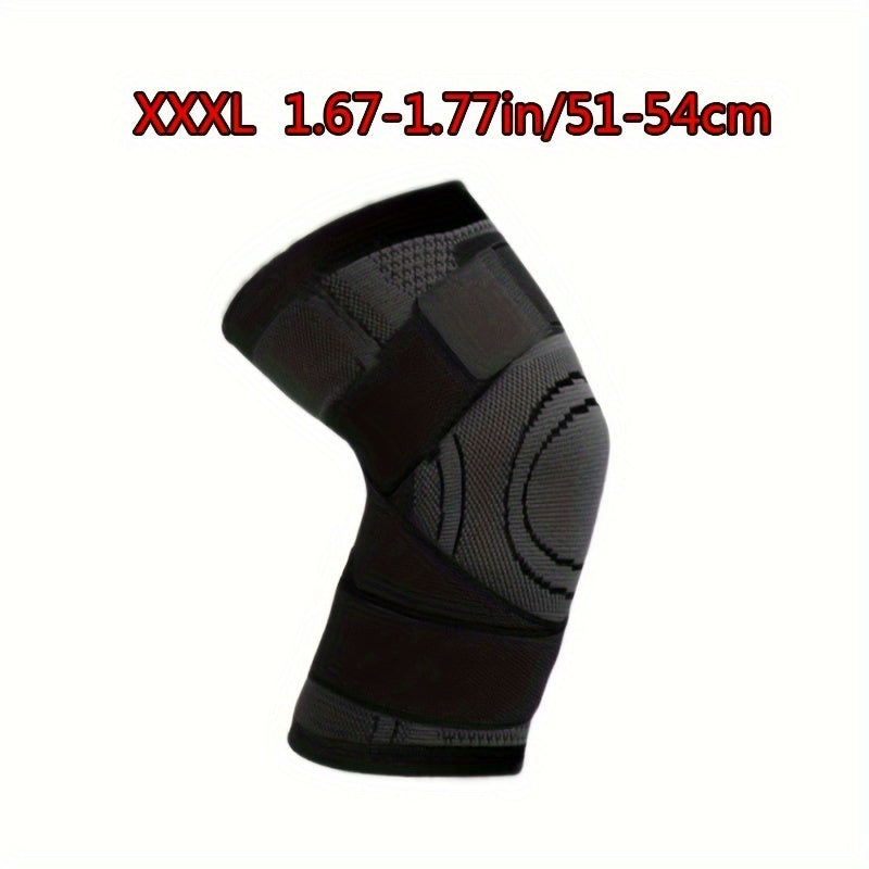 1pc Strap Knee Protector Sports Knee Support Adjustable Compression Breathable Joint Protection Sports Knee Protector Strap Compression Basketball Running Beauty Fashion
