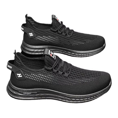 Oulylan Men'S Sneakers Classic Casual Shoes Breathable Mesh Running Sneakers without Laces Lightweight Men Shoes 2025 Summer New