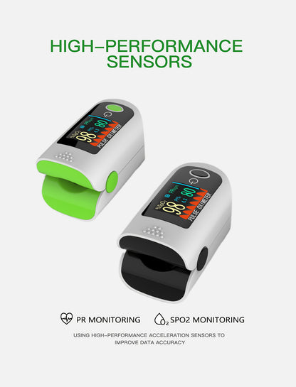 CHANG KUN Digital Fingertip Pulse Oximeter With Blood Oxygen Sensor, Monitor SpO2 And Heart Pulse Rate And Perfusion Index For Home Use Or Sport Battery Powered Beauty World Shop