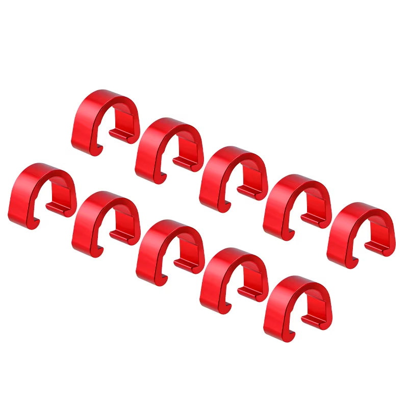 10Pcs MTB Bike Bicycle Frame U Buckle for Brake Cable Housing Hose Tube Shifter Cable Guides Button Fixed Tubing Clips