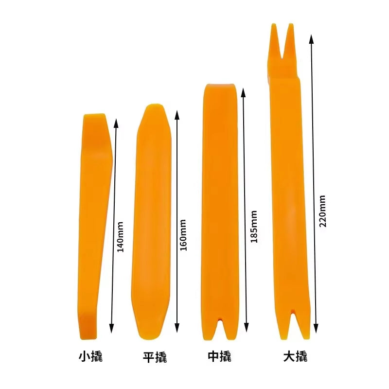 Universal Car Door Trim Clip Removal Tool Kit for BMW Toyota Hyundai Benz Tesla - Auto Panel Pry Repair Fastener Set