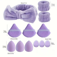 A- 12Pcs Purple