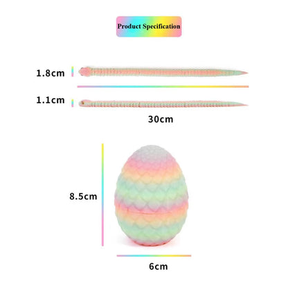 3D Printed Toys Home Decoration Desktop Decorations Anime Figures Articulating Home Decor Items 3D Printing Snake Eggs Rotating