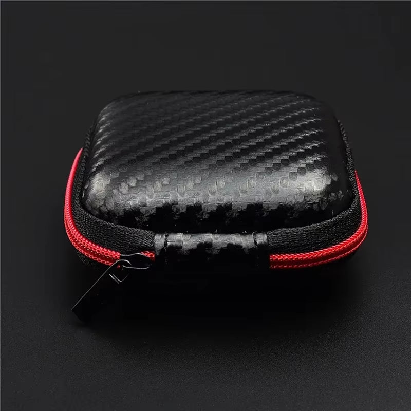 6-1Pcs Earphones Storage Bag Wired Headphones EVA Zipper Storage Box Portable Hold Storage Case Container for KZ BA10 AS10 ES4