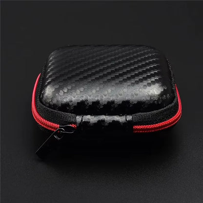 6-1Pcs Earphones Storage Bag Wired Headphones EVA Zipper Storage Box Portable Hold Storage Case Container for KZ BA10 AS10 ES4