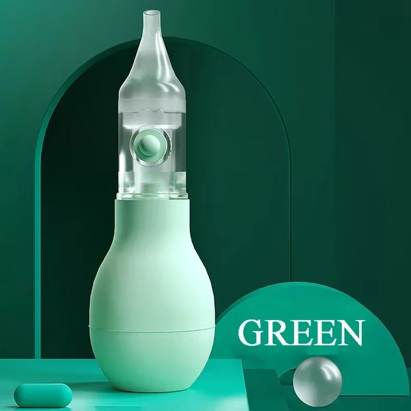 Soft Nasal Aspirator for Baby Anti-Back Flow Nose Sucker New Born Vacuum Nose Cleaner Silicone Baby Safety Care Diagnostic-Tool