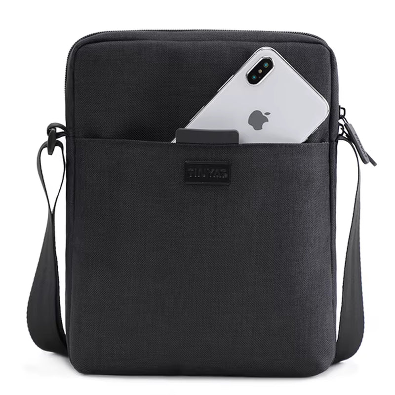 Men'S Bags Light Canvas Shoulder Bag for 7.9' Ipad Casual Crossbody Bags Waterproof Business Shoulder Bag for Men 0.13Kg