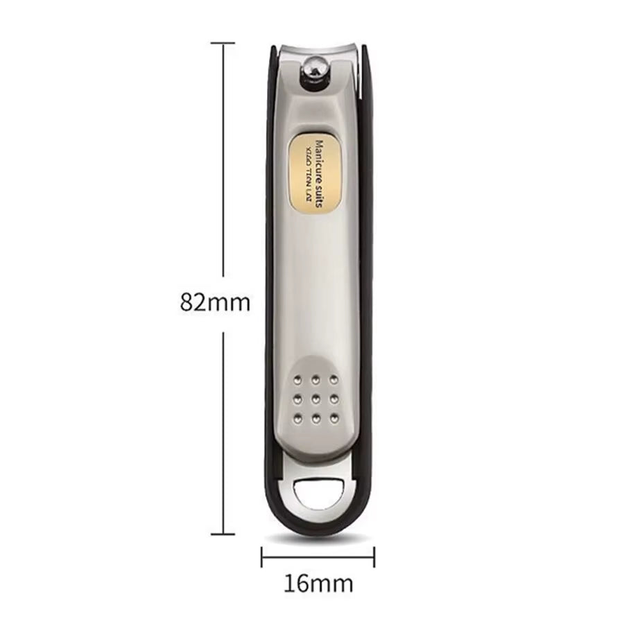 Nail Trimmer Pedicure Scissor Nail Clippers Stainless Steel anti Splash Fingernail Cutter Manicure Tools Bionics Design