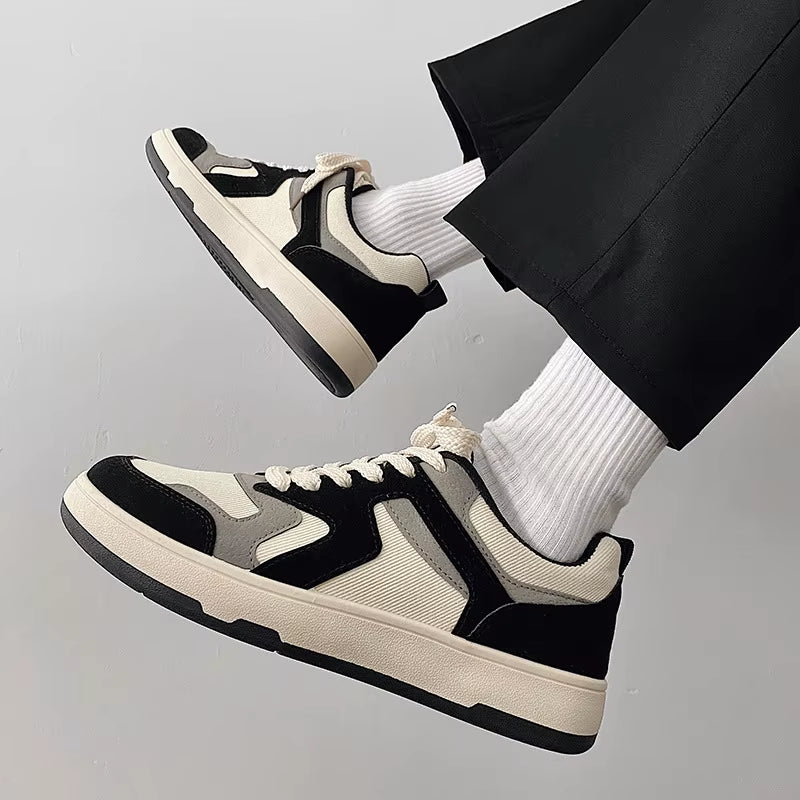 2025 Men Canvas Shoes Fashion Sneakers Comfortable Flats Outdoor Male Sport Shoes Breathable Spring Summer Shoes Clunky Sneaker