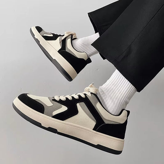 2025 Men Canvas Shoes Fashion Sneakers Comfortable Flats Outdoor Male Sport Shoes Breathable Spring Summer Shoes Clunky Sneaker