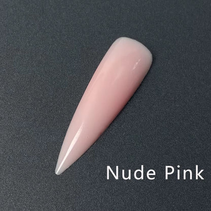 50G Nude Pink Builder Nail Gel French Pink Nails UV LED Self Leveling Sculpting Gel Nails Shape Building Extension