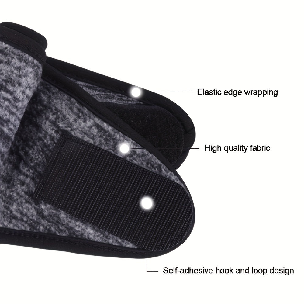 Winter Fleece Headband, Sport Earmuffs, Windproof Stretchy Ear Covers, Ski Workout Sweatband, Thermal Moisture Wicking Sport Headbands - For Men & Women - For Winter Sports & Outdoor Activities - Perfect Gift for Cold Weather Beauty World Shop