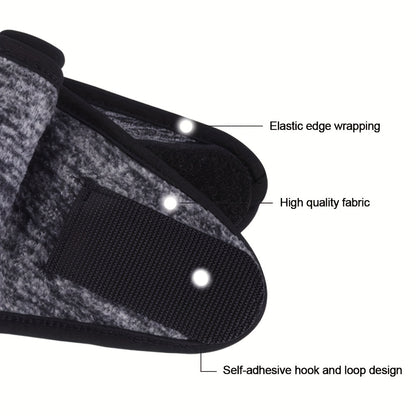 Winter Fleece Headband, Sport Earmuffs, Windproof Stretchy Ear Covers, Ski Workout Sweatband, Thermal Moisture Wicking Sport Headbands - For Men & Women - For Winter Sports & Outdoor Activities - Perfect Gift for Cold Weather Beauty World Shop