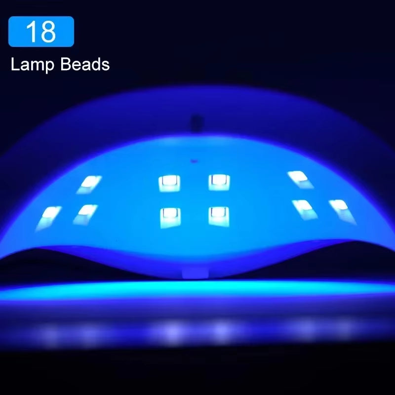 54W Nail Phototherapy Machine Gel Polish Nail Dryer Uv Led Lamp Professional Manicure Tool Salon Equipment Manicure