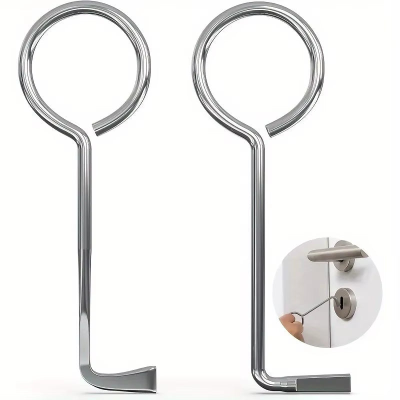 Portable Tool for Unlocking Doors Featuring a Universal Torque Wrench Suitable Outdoor Use Opening Doors When Keys Are Forgotten