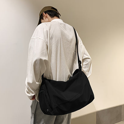 Men's Large Sling Bag, Sport Travel Shoulder Bag, Crossbody Bag For Hanging Out & Daily Commute Beauty World Shop