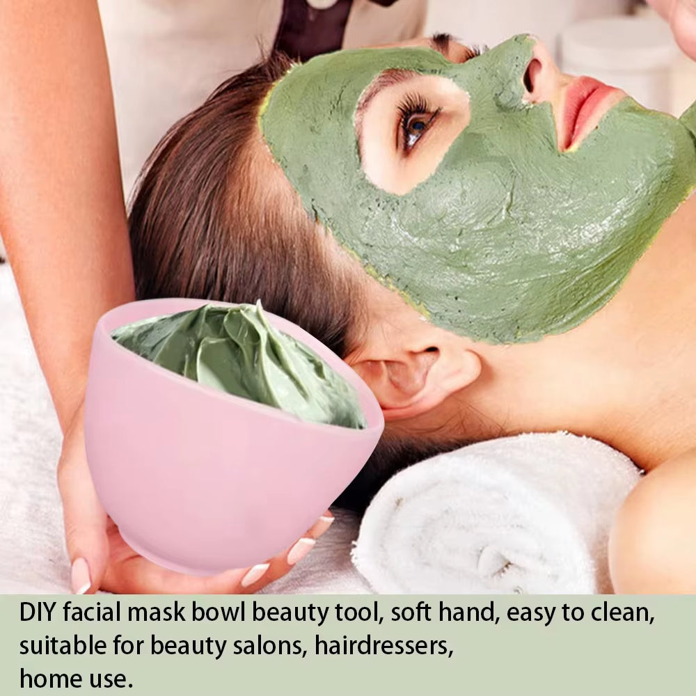 15PCS Face Skin Care Set Beauty Tool Mask Mixing Bowl Silicone Facial Mask Brushes Compressed Facial Sponges Spray Beauty Tools