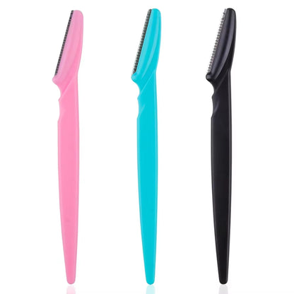 3/4/10Pcs Eyebrow Trimmer Face Blade Shaver Portable Eye Brow Epilation Hair Removal Safety Eyebrow Cutting Woman Makeup Tools