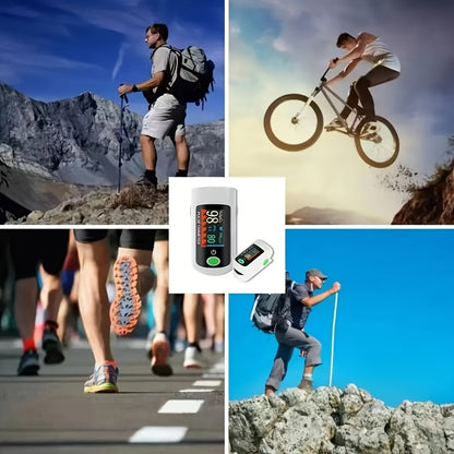 CHANG KUN Digital Fingertip Pulse Oximeter With Blood Oxygen Sensor, Monitor SpO2 And Heart Pulse Rate And Perfusion Index For Home Use Or Sport Battery Powered Beauty World Shop