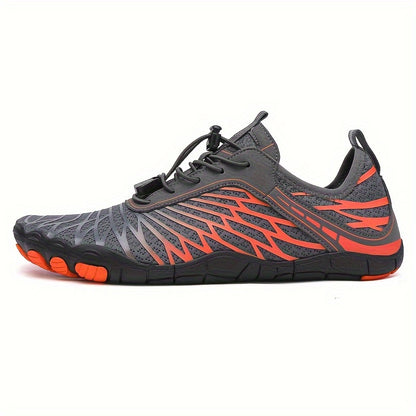 Men's Quick-Dry Barefoot Shoes, Lightweight Non-slip Sport Shoes, Perfect For Hiking, Fitness, And Swimming