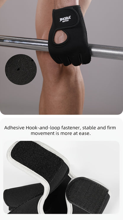 1 Pair of Premium Unisex GripMaster Sport Gloves - Adjustable, Non-Slip, Breathable, Sweat-Resistant, and Padded for Weightlifting, Cycling, and Fitness Training - Enhance Your Performance and Protection Beauty World Shop