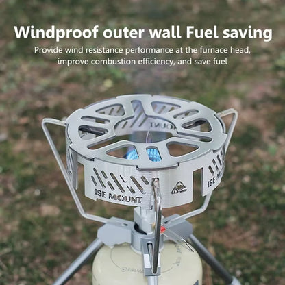 Outdoor Stove Windproof Mini Camping Stove Windproof Circle Picnic Stainless Steel Windproof Board Portable Windproof Cover