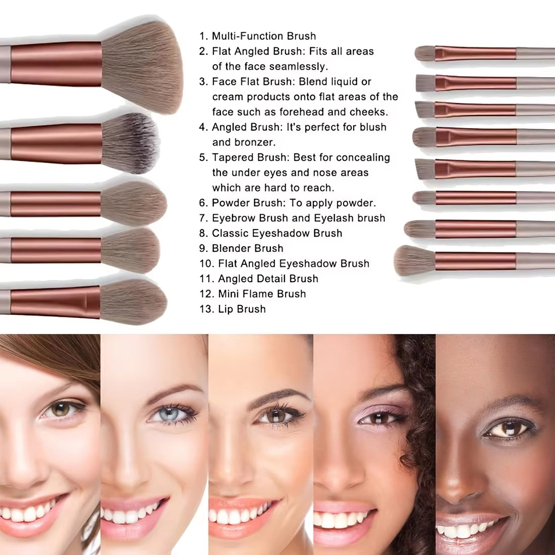 Makeup Brushes 8-29Pcs Makeup Kit Professional Women Cosmetic Soft Powder Brush Eyeshadow Foundation Full Set Travel Beauty Tool