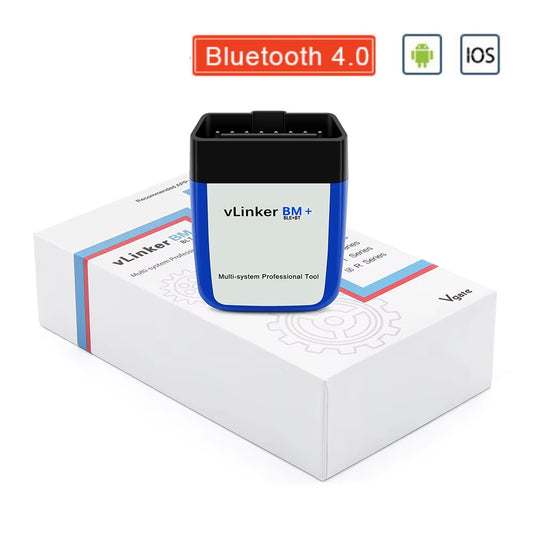 Vlinker BM+ ELM327 for BMW Bimmercode Bimmerlink Auto Code Reader Diagnostic Tool Car Scanner ELM327 OBD2 Bluetooth 4.0