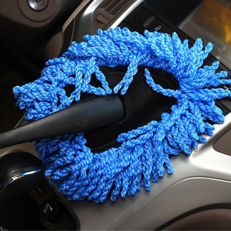 Car Dust Removal Small Duster Wipe Car Soft Brush Cleaning Brush Mini Bristle Brush Dust Removal Brush Nanofiber Car Interior Beauty Fashion