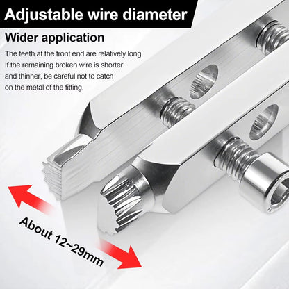 Universal Broken Wire Extractor Water Pipe Faucet Angle Valve Remover Easy Removal Rusty Damaged Screw Extractor Repair Tools