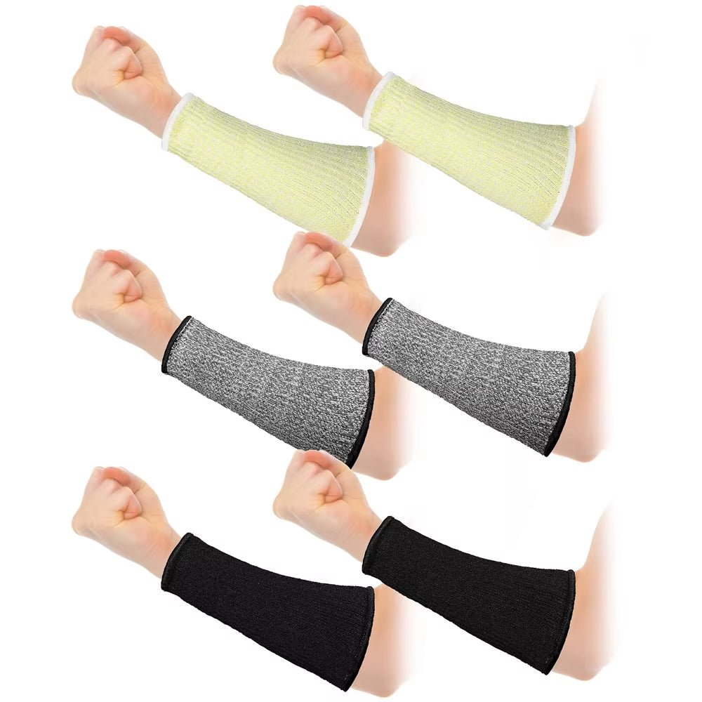 1Pair Arm Protectors Guard Sleeves Safety Protective for Thin Skin and Bruising Cut Resistant Forearm for Men Women