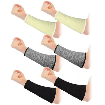 1Pair Arm Protectors Guard Sleeves Safety Protective for Thin Skin and Bruising Cut Resistant Forearm for Men Women