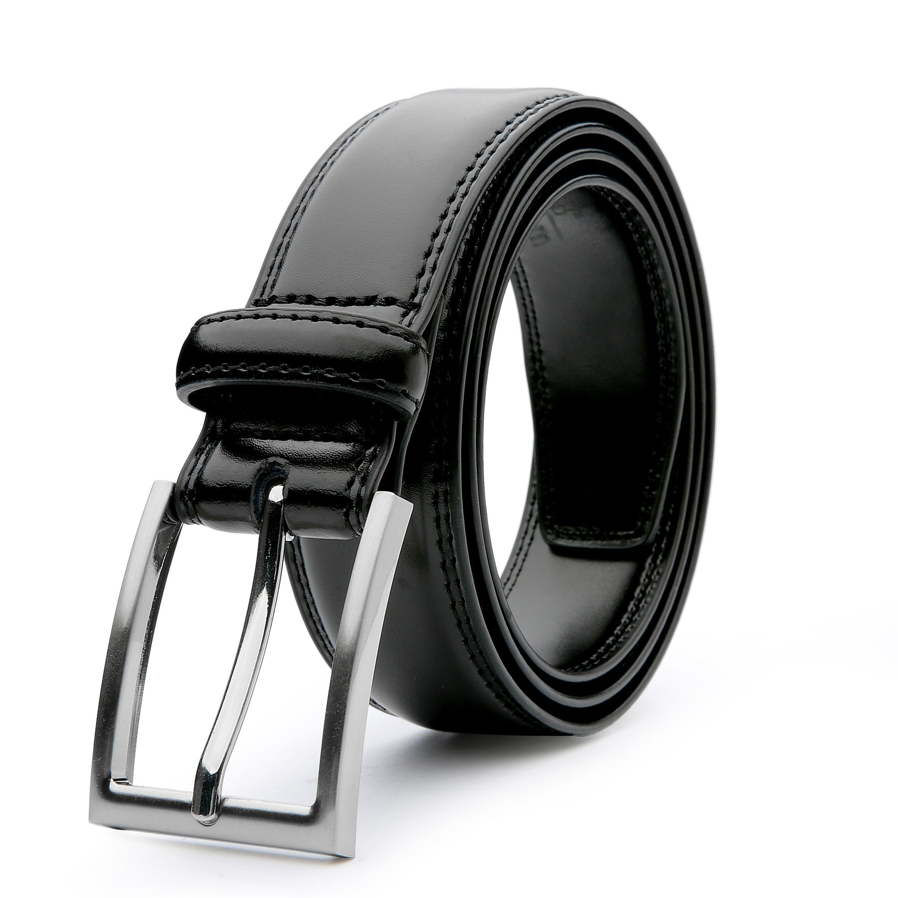 [Classic Men's Leather Belt] Classic & Fashion Men's Leather Belt | Single Prong Buckle for Jeans, Pants, Work & Business - Gift for Dad & Husband Beauty Fashion