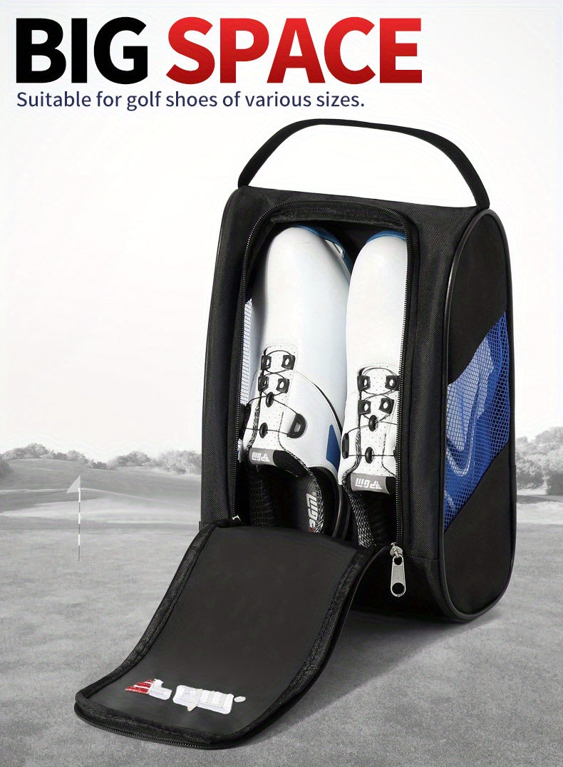 PGM Outdoor Golf Shoes Bags, Colorful Nylon Travel Zippered ConvenientSport Storage Bag XB001 Beauty Fashion