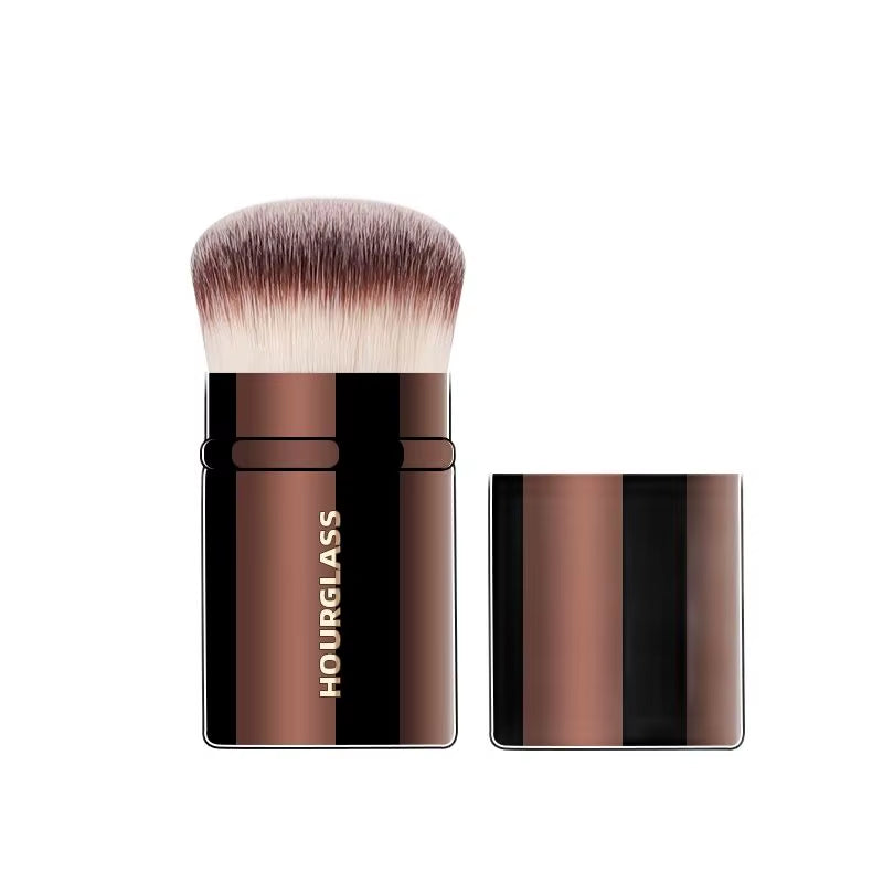 Makeup Brush- No.22 Retractable Blush Brush Soft and Skin-Friendly Fiber Hair Fashion Design Single Face Brush