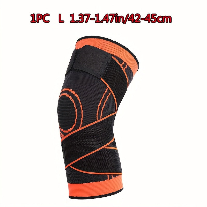 1pc Strap Knee Protector Sports Knee Support Adjustable Compression Breathable Joint Protection Sports Knee Protector Strap Compression Basketball Running Beauty Fashion