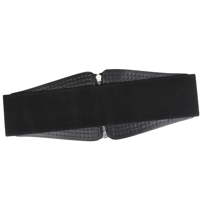 Wide Elastic Studded Belt Female Waist Gothic Plus Size Stretch Girdle Ladies Long Belts For Women Corset Waistband Beauty Fashion