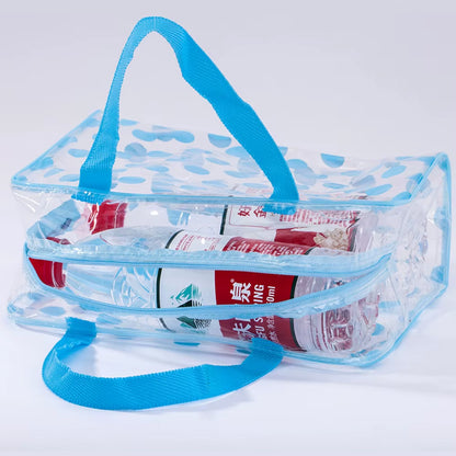 Transparent Polka Dot Women'S Makeup Bag Waterproof PVC Cosmetic Bag Portable Women Storage Bag Toiletries Female Wash Bag